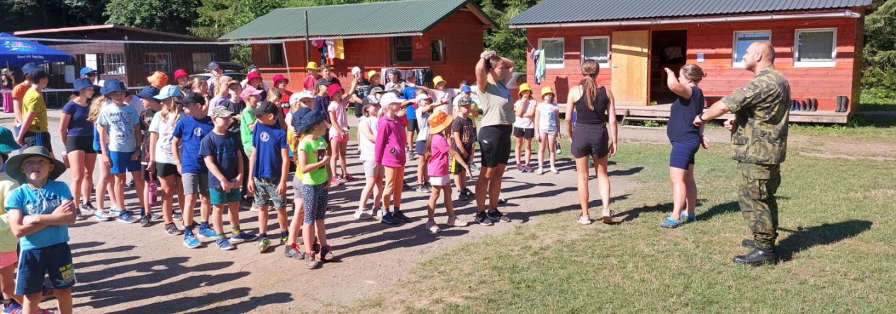 Projektový den POKOS na táborech "Děti sportu z.s." a "Sokol Dolní Ředice"