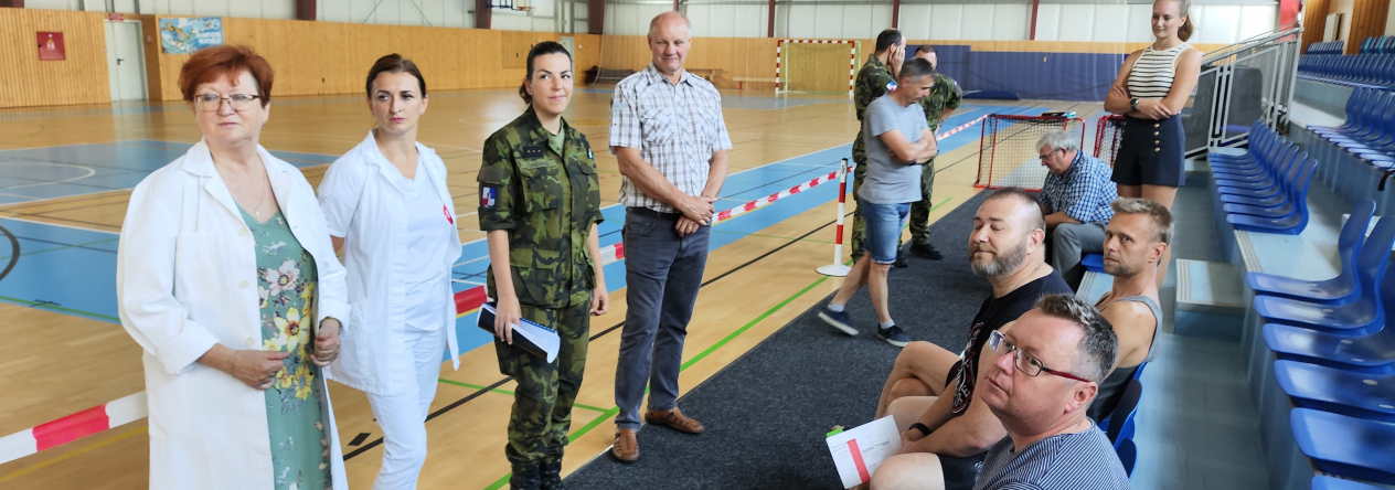 Vojáci cvičili odvodní řízení pro případ krizového stavu
