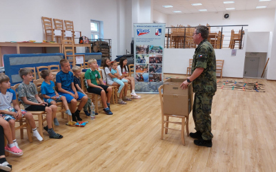 Navštívili jsme příměstský tábor SDH Sány a Oblastní charity Pardubice