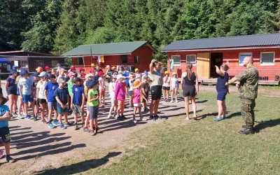 Projektový den POKOS na táborech "Děti sportu z.s." a "Sokol Dolní Ředice"