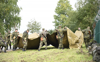 Cílem cvičení bylo připravit záložníky na plnění operačního úkolu při operačním nasazení a prověřit je při střežení objektů kritické infrastruktury.