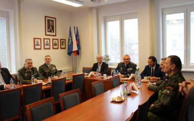 Uvítání hostů slavnostního předání daru