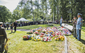 KVV Pardubice se připomnělo 82. výročí vypálení Ležáků