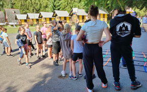 Dětský tábor Balda strávil krásný den s vojáky