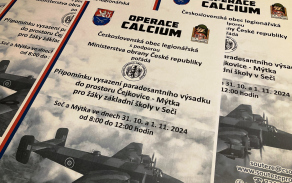 Připomínka vysazení paradesantního výsadku do prostoru Čejkovice - Mýtka pro žáky ZŠ Seč