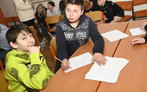 Základy orientace - malování vlastní mapy terénu