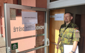 Vojáci cvičili odvodní řízení pro případ krizového stavu