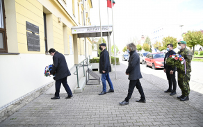 Oběti druhé světové války si také připomnělo město Vysoké Mýto.