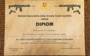 V 18. ročníku střelecké soutěže „O pohár Náčelníka generálního štábu AČR“ se rotmistr Ptáček spolu s rotným Cvejnem a rotným Sedlákem umístili na prvním místě a reprezentovali tak pěší rotu Aktivní zálohy Krajského vojenského velitelství Pardubice. Je to takzvaný hattrick, jelikož vyhráli tři ročníky po sobě.