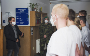 Poděkování vojákům v SeniorCentru Skuteč