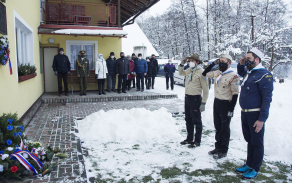 Uctění památky tragického konce zpravodajské skupiny BARIUM