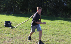 Na trati čekolo závodníky několik disciplín